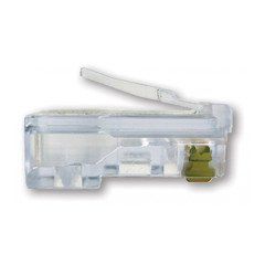 Platinum Tools EZ-RJ45 Cat5e Crimp Plugs, Slide Through Wires, 15 Pieces Clamshell