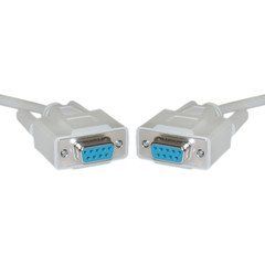 DB9 Female Serial Cable, DB9 Female, UL rated, 9 Conductor, 1:1, 6 foot