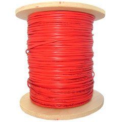 6 Fiber Indoor Distribution Fiber Optic Cable, Multimode 62.5/125 OM1, GR-409-CORE, Orange, Riser Rated, Spool, 1000 foot