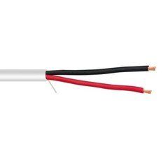 22/2 (22AWG 2C) Stranded Security Cable, White, 500 ft, Pullbox