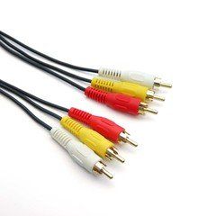 RCA Audio / Video Cable, 3 RCA Male, 6 foot