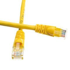 ComzonÃ‚Â® Cat6 Yellow Ethernet Patch Cable, Snagless/Molded Boot, 3 foot