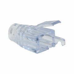 Platinum Tools EZ-RJ45 Cat5e Strain Relief Boots, Clear, Jar 100 pieces