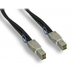 SFF8644 External Mini-SAS Cable, 12Gbit, SFF8644 male to SFF8644 male, 1m