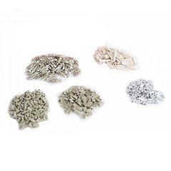 LC OM3 Zirconia Ferrule Epoxy Connector White Boot, 100 Pack