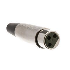 XLR Female Connector, Solder Type, 3 Conductor
