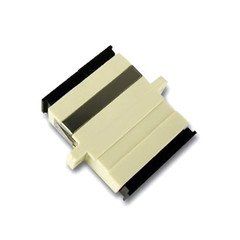 Fiber Optic Coupler, SC/SC Female, Duplex, Plastic Housing
