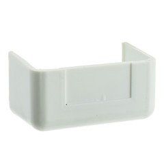 Cable Raceway, White, 1.75 inch, End Cap