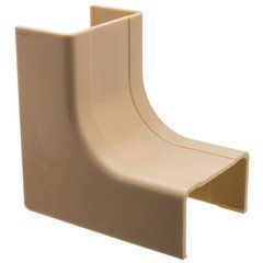 1.75 inch Surface Mount Cable Raceway, Ivory, Inside Corner/Base