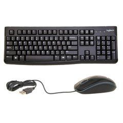 Logitech MK-120 USB Keyboard and Mouse Combo, Black