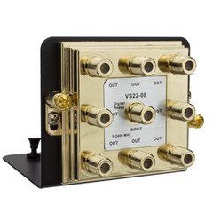 8 Way Splitter 2.4 GHz on Mounting Bracket