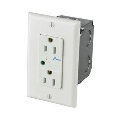 AC Power Duplex Surge Module, 15A/125V, UL/CSA