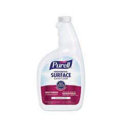 Case of 6 - Purell Foodservice Surface Sanitizer, Fragrance Free, Capped Bottle, includes 2 Spray Triggers in Pack expire 9/2023