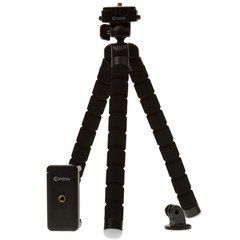 ComzonÃ‚Â® Flexible Foam Grip Mini Tripod for Phones, GoPro Video, DSL Cameras, & more - Black