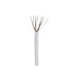 ComzonÃ‚Â® Cat6 White Copper Ethernet Cable, Solid, UTP (Unshielded Twisted Pair), POE Compliant, Pullbox, 500 foot