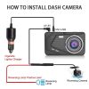 Nu Nu DVR 170¬∞ Wide View Dual Lens  DVR
