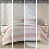Sammie Cotton Cabana Stripe Reversible Comforter Set with Rainbow Reverse