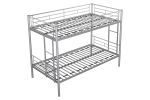 Metal Twin over Twin Bunk Bed/ Heavy-duty Sturdy Metal/ Noise Reduced Design/ Safety Guardrail/ 2 Side Ladders/ CPC Certified/ No Box Spring Needed