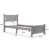 Vertical Decorative Core Bed Grey Twin Replacement code: 80070508