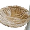 Cat Tree Deluxe 90" - 102" Beige Plush