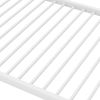Twin over Twin Metal Bunk Bed, Low Bunk Bed with Ladder,White(OLD SKU:MF197033AAK)