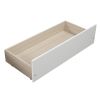 Twin Platform Storage Bed Wood Bed Frame with Two Drawers and Headboard, White (Previous SKU: SF000062KAA)