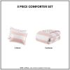 Sammie Cotton Cabana Stripe Reversible Comforter Set with Rainbow Reverse