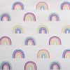 Sammie Cotton Cabana Stripe Reversible Comforter Set with Rainbow Reverse