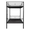 Twin Over Twin Metal Bunk Bed (Black) ( old sku: MF189201BAA )