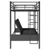 Twin over Full Metal Bunk Bed, Multi-Function