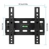 TV Wall Mount TV Wall Holder Bracket Support 15 To 43 inch Flat TV Max Hole Distance 200 Plus 200mm Hold Up To 55lbs