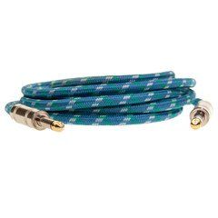 Premium 1/4 inch Mono Patch Cable, 1/4 Male, Woven Jacket, 20 foot