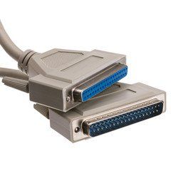 Serial Extension Cable, DB37 Male to DB37 Female, 37 Conductor, 1:1, 6 foot