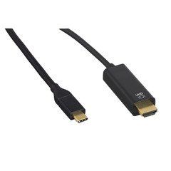 USB-C High Definition Video Cable, USB-C from device to HDMI 4K on TV, 6 foot