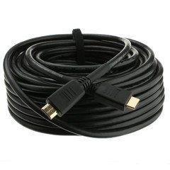 Active HDMI Cable, High Speed with Ethernet, HDMI-A male to HDMI-A male, 4K @ 30Hz, 26 AWG, CL2 rated, 100 foot