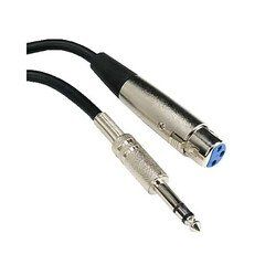 XLR Female to 1/4 Inch TRS/Stereo Male Audio Cable, 100 foot