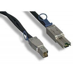 SFF8644 to SFF8088 External Mini-SAS Cable, 12Gbit, SFF8644 male to SFF8088 male, 2m