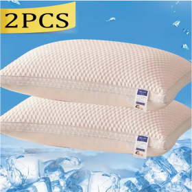 Cooling Breathable Tofu Pillows 2 PACK (Option: Pink)