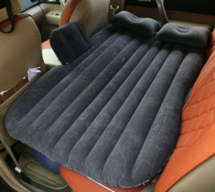 Car Inflatable Bed (Color: Black blocked)