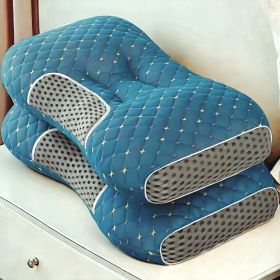YBZ 3D Knitted Cotton Massage Pillow 2pack (Color: Atrovirens)