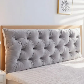 Headboard Pillow Light Grey (Option: 1.2m)