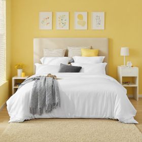 2-Pack White & Pink 3-Piece Bohemian Bedding Sets.Crafted From Durable, Abrasion-resistant Fabric That Maintains Exceptional Softness For Comfort (Option: 2pcs-White-Q)