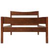 Twin Size Wood Platform Bed with Headboard and Wooden Slat Support