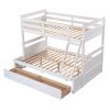 Twin over Full Bunk Bed with Storage