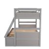 Twin over Full Bunk Bed with Storage