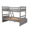Twin over Full Bunk Bed with Storage