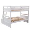 Twin over Full Bunk Bed with Storage