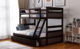 Twin over Full Bunk Bed with Storage