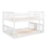 Full Over Full Bunk Bed with Ladder