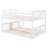 Full Over Full Bunk Bed with Ladder